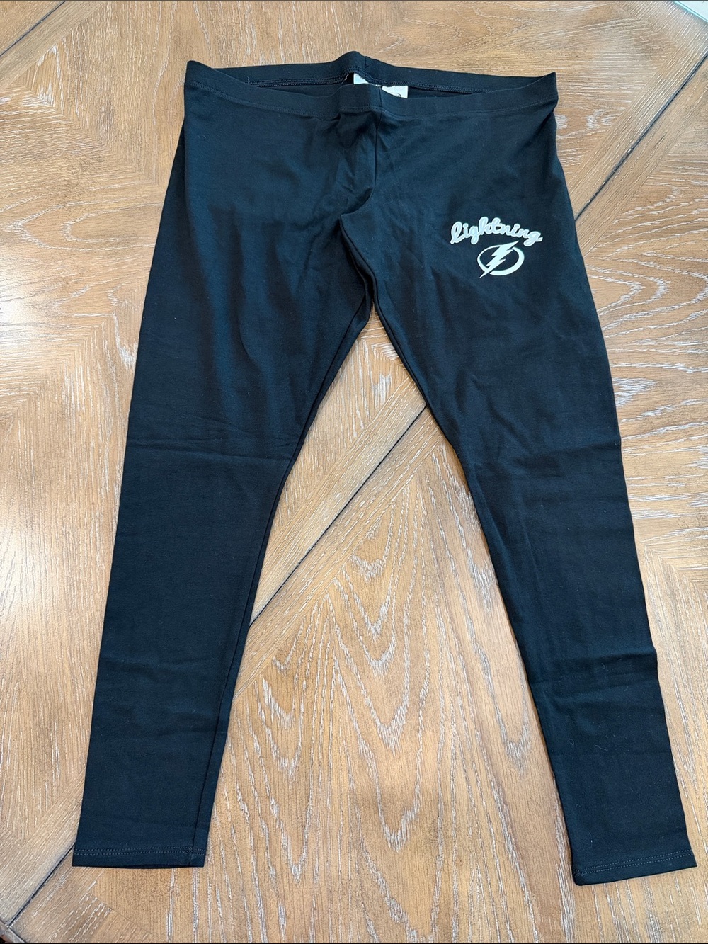 Black Lightning Logo Leggings for Women